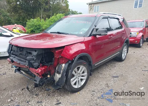2019 Ford Explorer Xlt z USA, uszkodzony, nr VIN 1FM5K8D88KGA27273